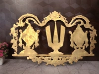 Buy Brass Perumal Namam Wall Mount For Pooja Door