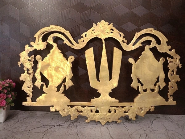 Buy Brass Perumal Namam Wall Mount For Pooja Door