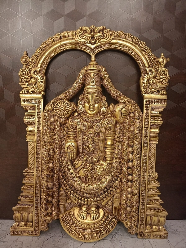 Buy Brass Superfine Balaji Statue Wall Mount Big