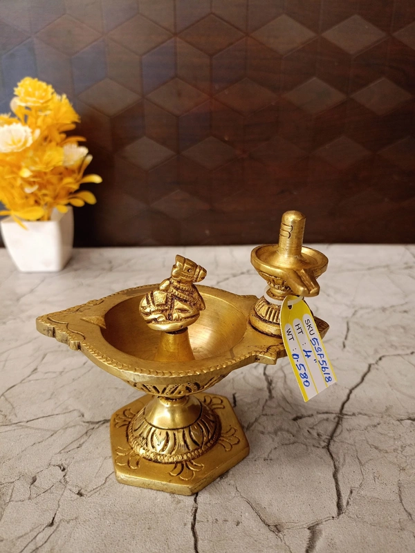 Brass Pradhosha Diya