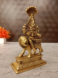 DecorsOne Brass Prathyangira devi Idol 7"