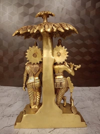 Buy Brass Radha Krishna Under The Tree idol 