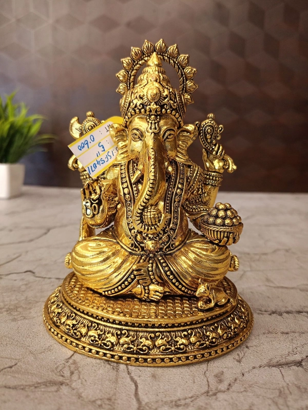 Brass Fine Art Ganesha Idol