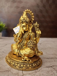 Brass Fine Art Ganesha Idol