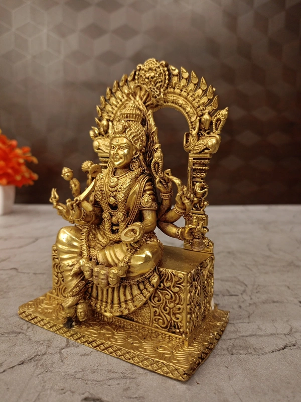 DecorsOne Brass Fine Art Samayapuram Maariyamman Idol 6"