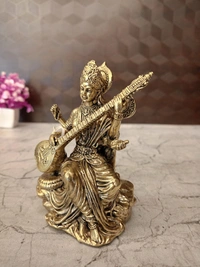 Brass Fine Art Saraswathi Idol