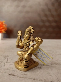 Brass Shiva Idol For Pooja 