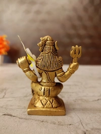 Brass Shiva Idol For Pooja 