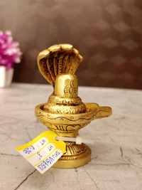 Brass Shiva Lingam Idol For Pooja
