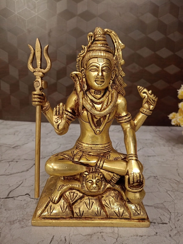 Brass Shivan Idol