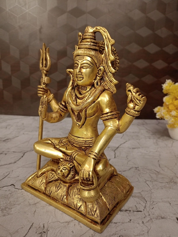 Brass Shivan Idol