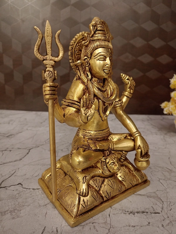 Brass Shivan Idol