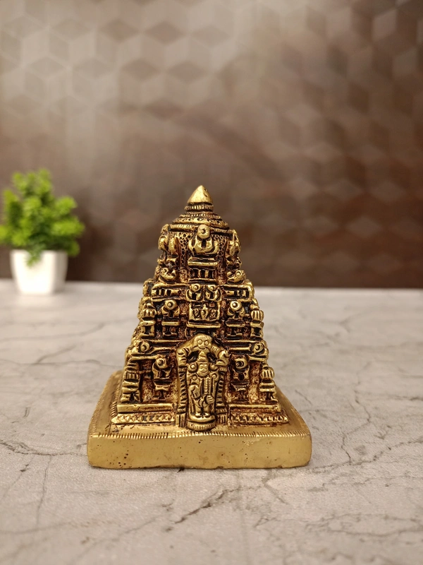 DecorsOne Brass Thirupathi Balaji Temple 2.5″