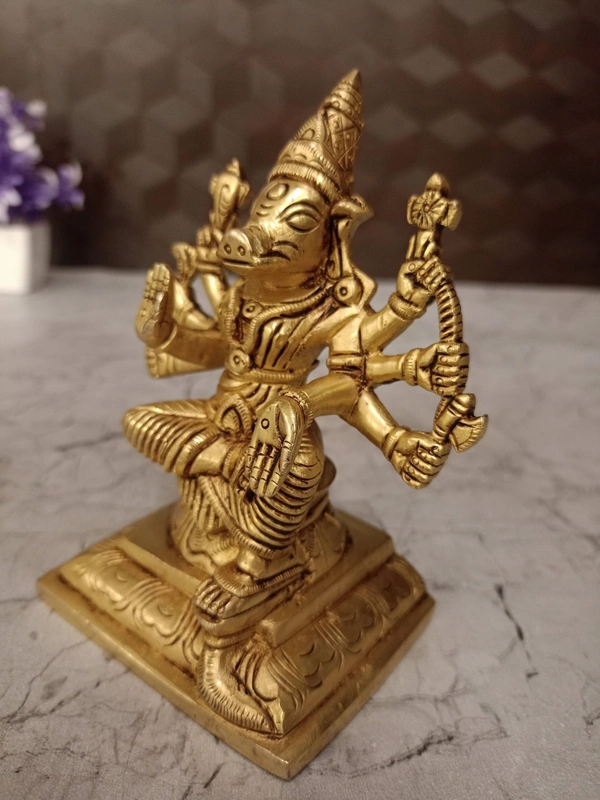 Buy Brass Varahi Idol, Handicraft & Antique Finish 