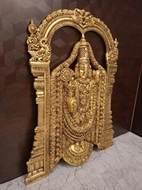 Buy Brass Superfine Balaji Statue Wall Mount Big