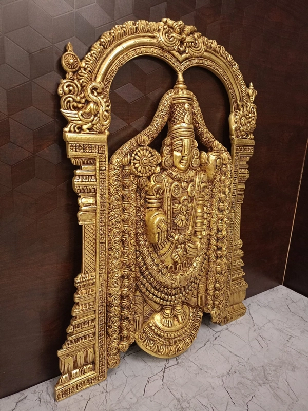 Buy Brass Superfine Balaji Statue Wall Mount Big