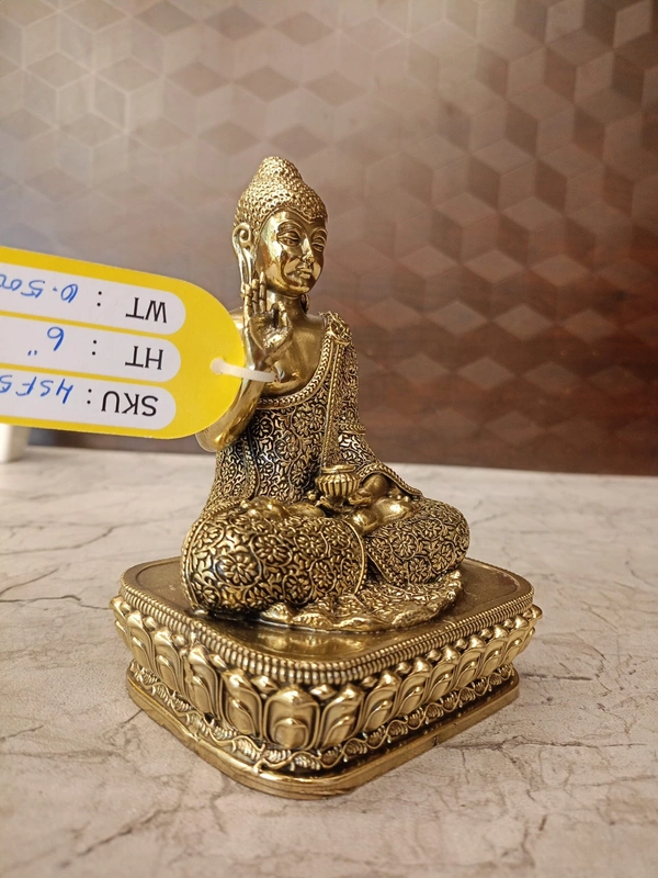 Brass Fine art Buddha Idol 