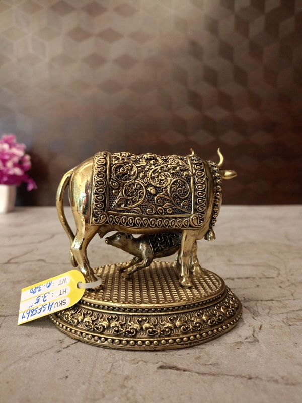 Brass Fine art Gomatha Idol 