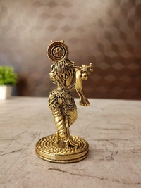 Brass Fine art Krishna