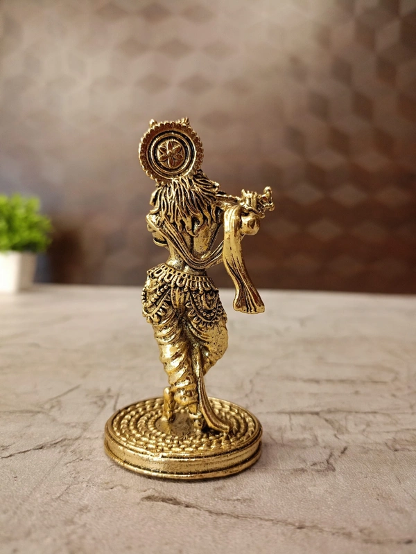 Brass Fine art Krishna