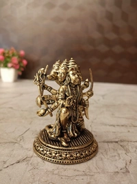 Brass Fine art Panchamuga Hanuman