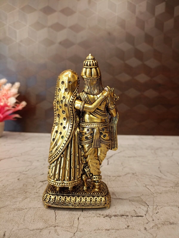 Buy Brass Fine art Radha Krishna Idol Avatar Lord Vishnu / Premium Brass Suppliers