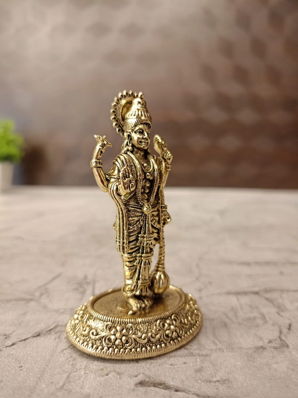 Brass Fine Art Vishnu Idol
