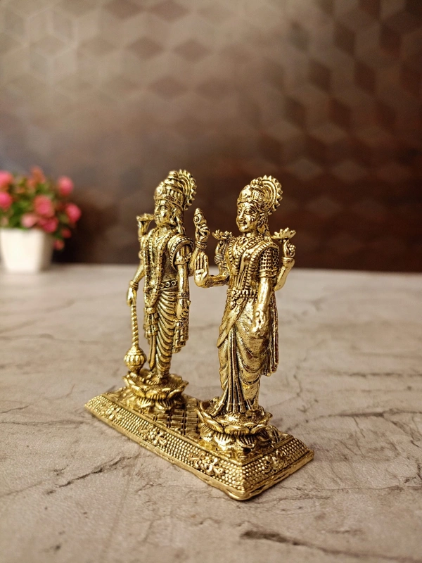 Brass Fine Art Vishnu Lakshmi