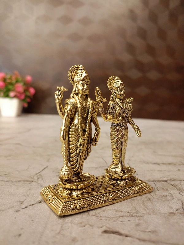 Brass Fine Art Vishnu Lakshmi