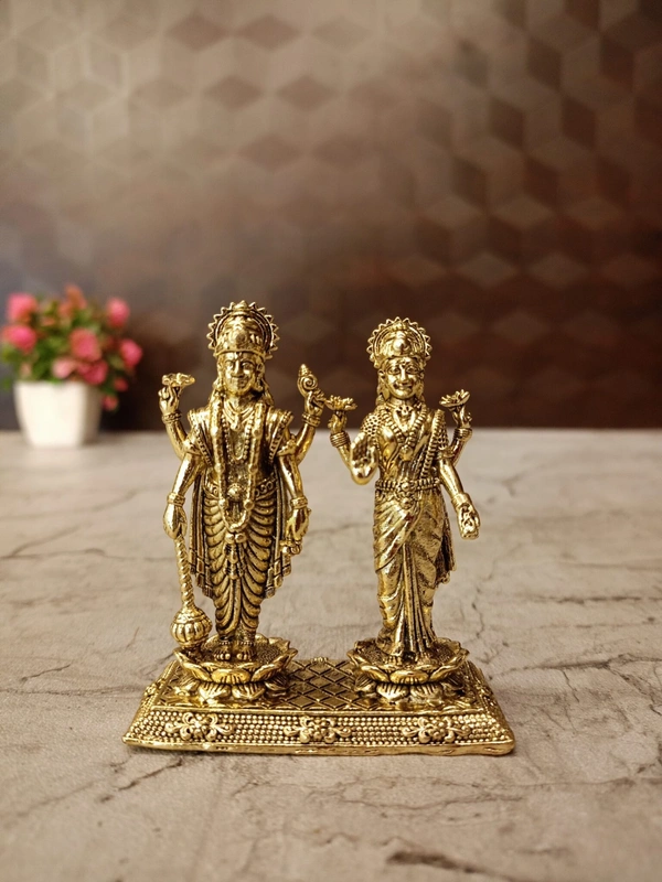 Brass Fine Art Vishnu Lakshmi