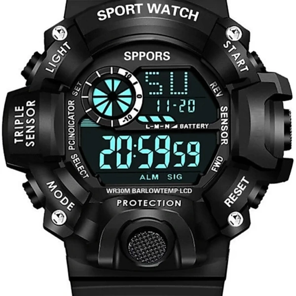 Wrist Watch For Men - Black