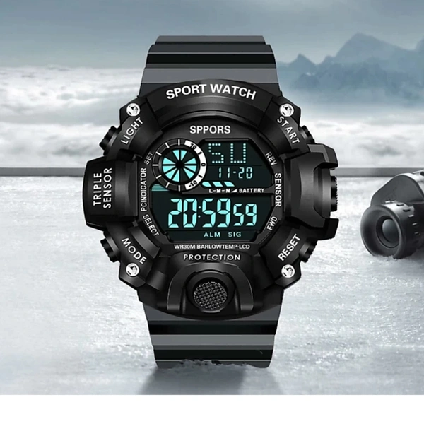 Wrist Watch For Men - Black