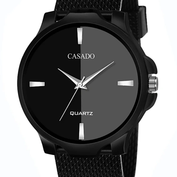 Black Wrist Watch For Men. - Black