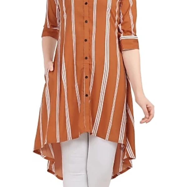 Girls Stylish Top - orange, S