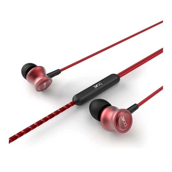 Boat Earphone Model Number 152. Super Bass  - Raging red
