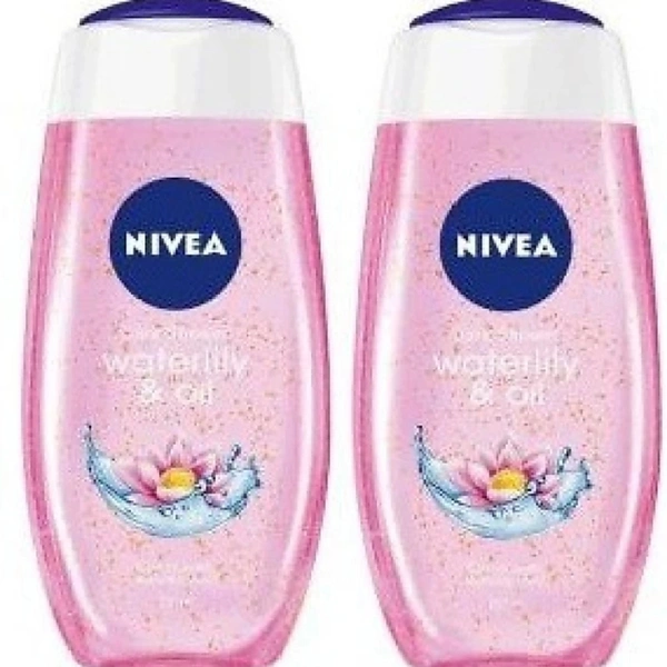 NIVEA waterlily & Body Wash  120×2