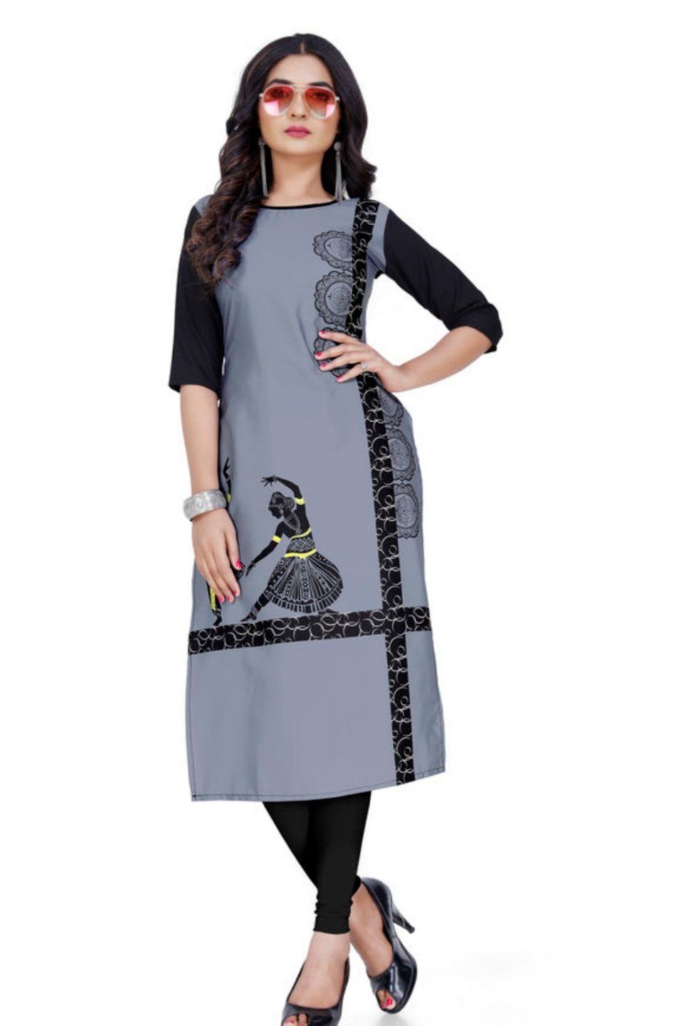 Plus Chevron And Chain Print Kaftan Dress | Kaftan designs, Kaftan dress,  Stylish dress designs