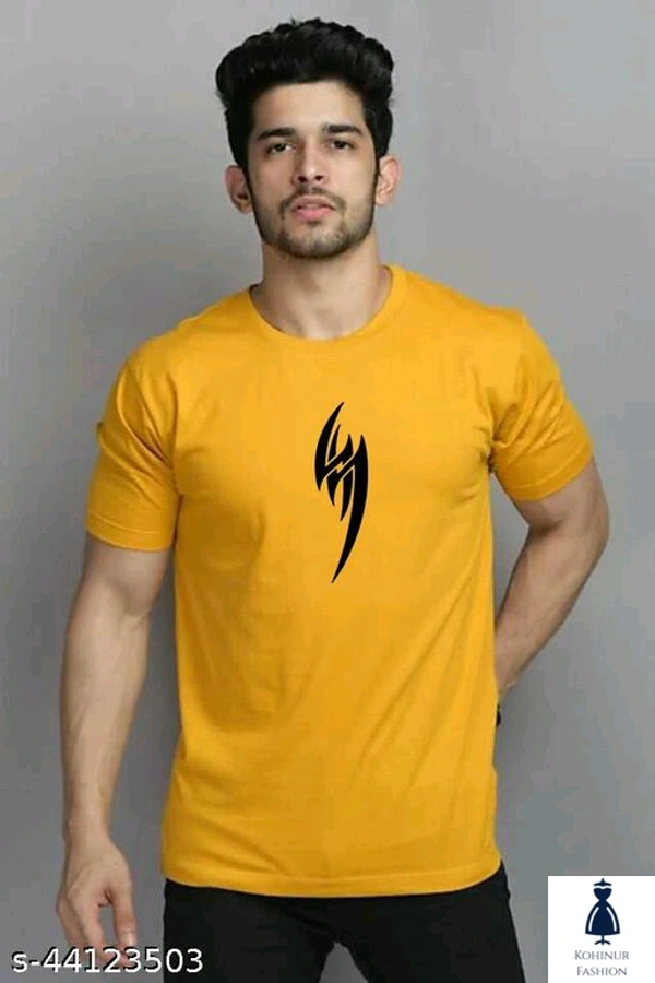 Men Yellow T Shirt - M