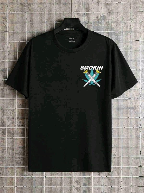 Cotton Blend Men Cotton Blend Regular Tshirts - M