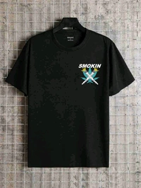 Cotton Blend Men Cotton Blend Regular Tshirts - XL