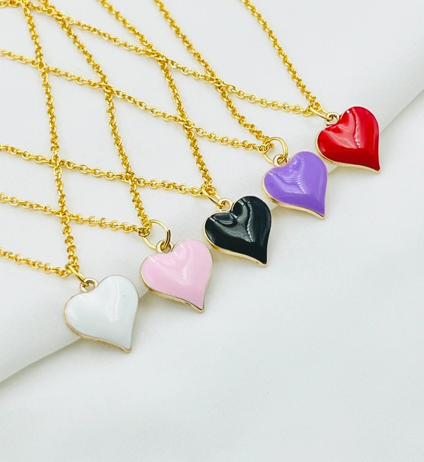 Love Pendant For Girls And Women With Hoop Earrings - Free, Multi