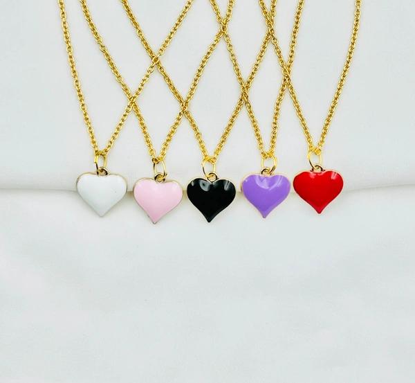 Love Pendant For Girls And Women With Hoop Earrings - Free, Multi