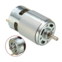 Quadmarq Electronics 12V-24V DC 775 Ball Bearing 3500-9000 RPM High Speed Large Torque Motor for Electrical Tools and DIY Projects Hobby Kit
