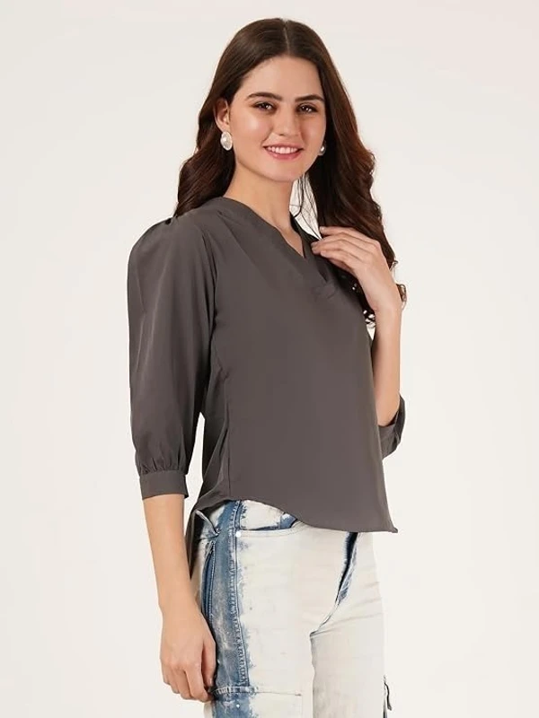 Brownverse Casual Women's Top - XS, Beige