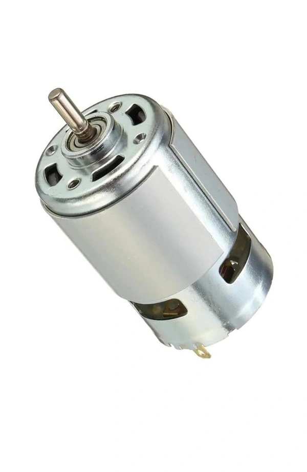 Quadmarq Electronics 12V-24V DC 775 Ball Bearing 3500-9000 RPM High Speed Large Torque Motor for Electrical Tools and DIY Projects Hobby Kit