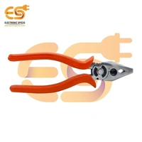 Generic 8 inch (200mm) Combination plier with hard plastic insulated handles for cutting, holding etc.