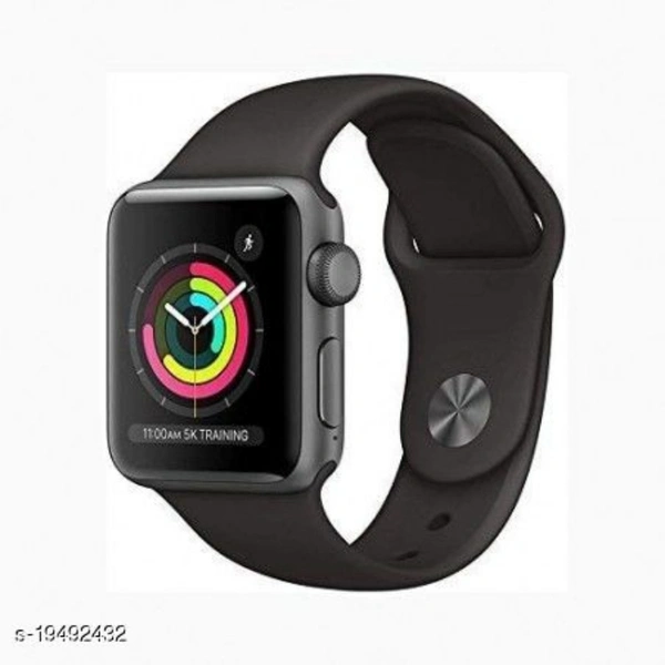 Smart Watch Mobile  - black , Free 