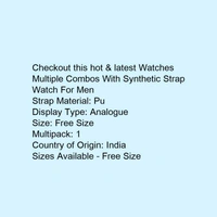 Watch With Bluetooth Headphones, Belt, Wallet Free ( Pack Of Combo)  - black , free 