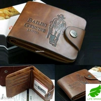 Fashlook Leather Wallet For Men  - brown 