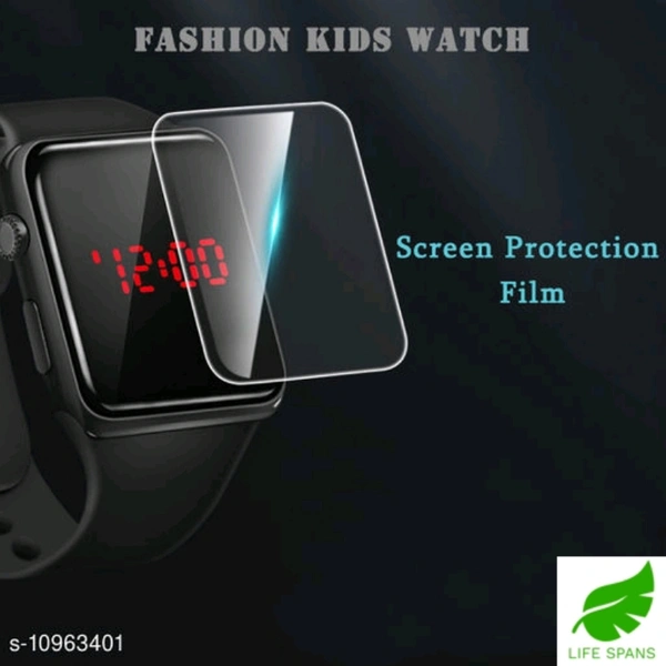 Digital Electronic Sports Wrist Watch  - black 